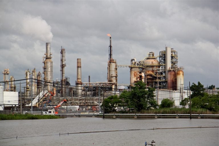 2019 06 21-e lee-philadelphia energy solutions refinery-explosion fire Philadelphia Energy Solutions refinery in South Philadelphia. (Emma Lee/WHYY)